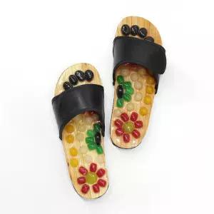  옥석 지압 슬리퍼/천연 자갈/건강 슬리퍼