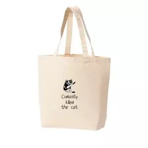 에코백 토트백 호기심 고양이 curiosity 그림 다양한 사이즈