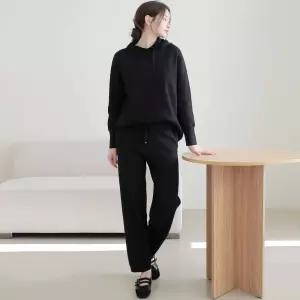 [르포엠]메르시 베이직 후드니트+팬츠셋업