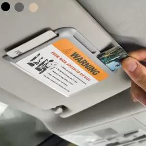 카드쿨립 키밍 차량용 썬바이저 카드홀더 주차번호판 포켓