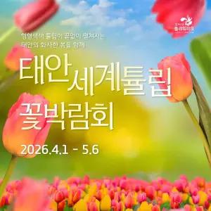 [태안] 2026 태안세계튤립꽃박람회