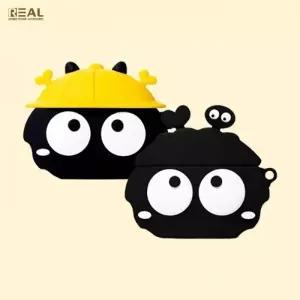 리얼몰마쿠로쿠 캐릭터 블랙 에어팟 케이스