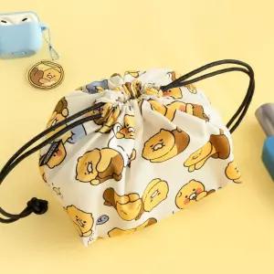 춘식이 오디너리 패턴 스트링 파우치생리대치 천치 화장품치 여행치 핸드폰치 다용도치