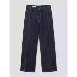 [매장정품] 8SECONDS 에잇세컨즈 생지데님 절개 팬츠 네이비