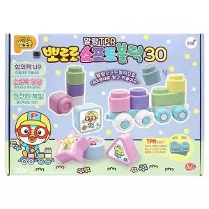 [비앤씨]-말랑TPR 뽀로로 소프트블럭 30