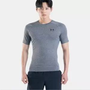 언더아머 남자 반팔티 1361518-090 HeatGear 히트기어 컴프레션 반팔 기능성 티셔츠 운동 헬스 러닝 STS