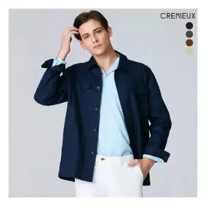 루시앙 다니엘크레뮤 썸머 프렌치 린넨 블렌디드 셔츠 재킷 368768