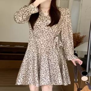 [앳마크]ATMARK 미니잔꽃플레어랩원피스_AA61OP009G