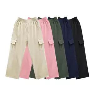 남성 허리밴딩 와이드카고 사라쿨 포켓 여름바지 남자바지추천 대학생