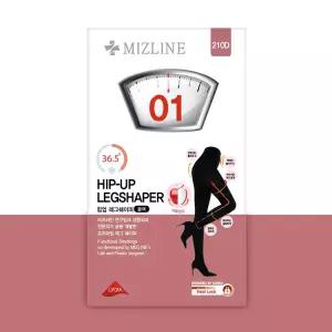 미즈라인 01 힙업 레그쉐이퍼 (유발) 블랙 스타킹 압박보정효과