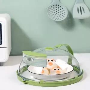 물주입 전자레인지 뚜껑 실리콘 덮개 찜기 촉촉 덮개 가열 스팀 그릇 용기