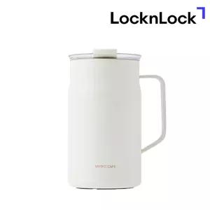 락앤락 메트로 세라믹 머그 텀블러 600ml 바닐라라떼 대용량 스텐 차량용 커피 티 LHC4282WHT_C