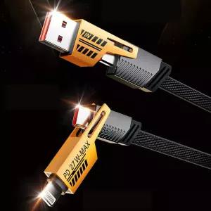 디큐브 65W 초고속충전 케이블 4IN1 PD 멀티충전 C타입 아이폰 갤럭시 2m