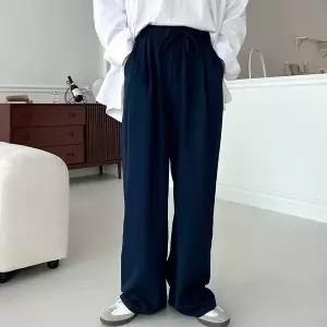 스타일리쉬 LT68BA52 휴어 남자 린넨 투턱 와이드 팬츠