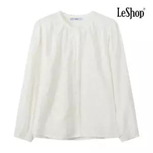 [롯데백화점]르샵 라운드 버튼 프런트 펀칭 블라우스 BQ2BL025A