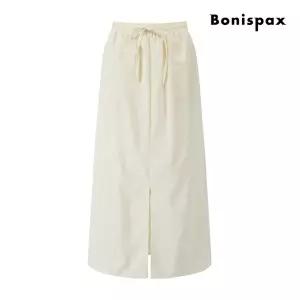 [롯데백화점]보니스팍스 슬릿 밴딩 H라인 롱 스커트 XQ2SK004M0