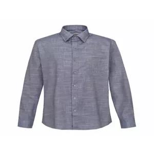 [오스틴리드][이지케어] 그레이 면혼방 슬럽패턴 셔츠-A1CO2310071C