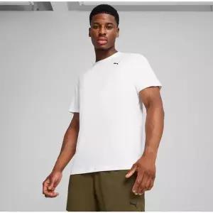 [NS홈쇼핑]푸마(PUMA) 남성 태드 에센셜 폴리 텍스쳐 러닝 티 52715502/화이트..