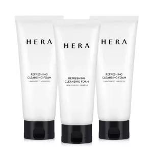 헤라 폼클렌징 리프레싱 160g 3개 멜라솔브 폼 리뉴얼 대용량 저자극 세안 폼클렌징