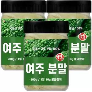 국산 여주 분말 가루 200g 3개