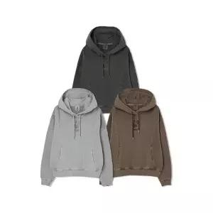 [라이프워크]후드티 CQK LW243HD717 여성) 로만 피그먼트 후드 티셔츠