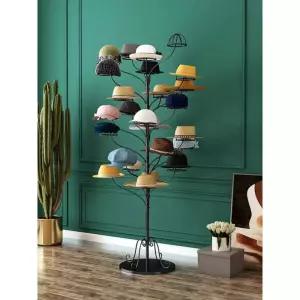 모자행거 거치대 매장용 홀더 스탠드 화이트 트레이 캡모자 업소용 20개