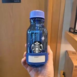 스타벅스 포지티브 블루 러브 워터 보틀 414ml 2026 입학 선물 어린이 빨대 물병