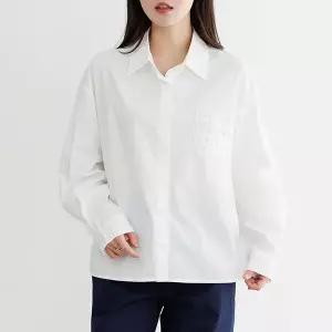 푸어레이스포켓셔츠 TBF1025