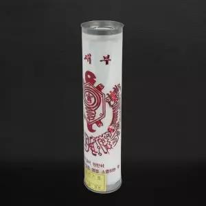 불교양초 백색팜 관재부 양초 불교 법당 기도 소원 소망 양초