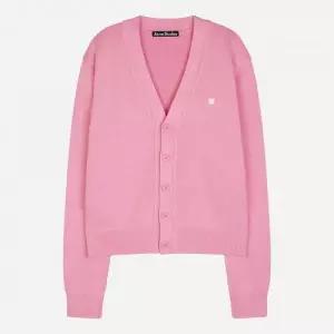 [명품]  페이스 로고 브이넥 가디건 C60104 DRM