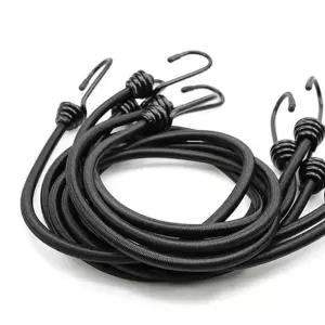 고탄성 로프 고리형 아웃도어 후크 탄성 고정 로프 화물 스트레치 다용도 도어짐 캐리어 루프백 텐트 짐칸