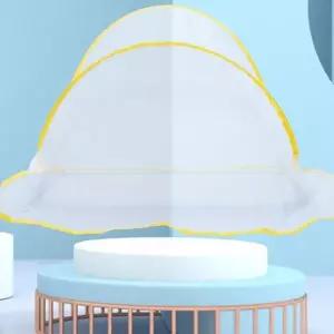 [NS홈쇼핑]원터치 싱글 휴대용 모기장 접이식 유아용 텐트 유아 설치 아기 침대 미니 방충망..