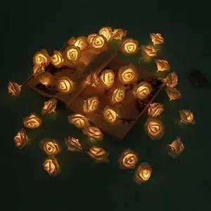 40구 LED 로맨틱 장미 가랜드 전구 파티 꽃 줄조명 (KYR-WFAB67C)