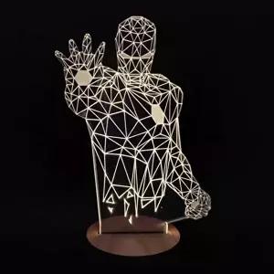 아크릴 LED 아이언맨 램프 (KYR-WFA6119)