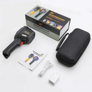 Hti HT-03 휴대용 적외선 열화상 카메라 온도 감지 120x90 해상도 파이프 바닥 난방용 카메라