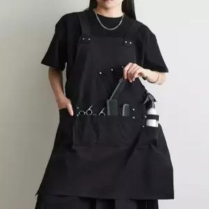 미용사앞치마 입는 에이프론 바리스타 블랙 네일앞치마