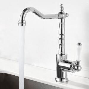 슬림수전 엔틱 클래식 전화기 샤워기 거위목 수도꼭지 주방 욕실 수도꼭지 크롬 황동 주방 수도꼭지 세라믹