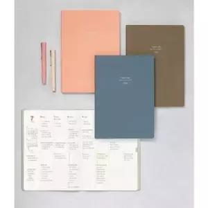 [문구] 주간 일정 관리 다이어리 날짜형 B5 위클리 플래너 하드커버 스케줄 기록용