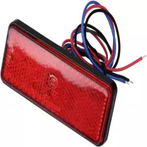 오토바이 테일 라이트 유니버설 리셉터 모터사이클 스쿠터 모핑 LED 브레이크 스톱 표시등(빨간색)