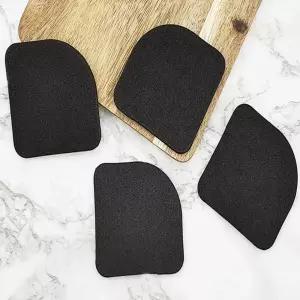 의자 소음 방지 패드 진동 흡수 4p/미끄럼/바닥/보호/침대/밀림/가구/다리/받침/층간/소리/끌림/스크래치