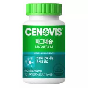 세노비스 정품 마그네슘, 90정, 1개