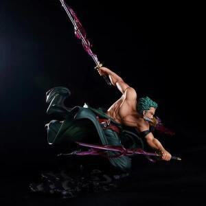 원피스 애니메이션 피규어 GK 로로노아 조로 삼천 세계 만화 조각상 액션 컬렉션 모델 장난감 선물 15cm