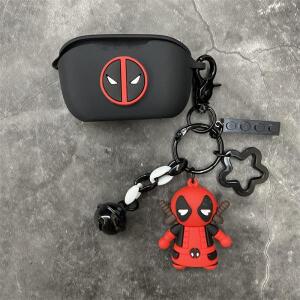 BEAST KINGDOM Marvel Deadpool 이어폰 케이스 JBL Wave Buds / Buds2 / 100 실리콘 이어 버드 보호 커버 (