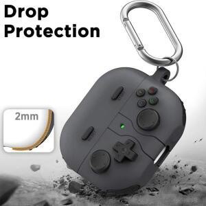 삼성 갤럭시 버즈 3 프로 Buds3 버즈 3 프로용 3D 게임패드 실리콘 이어폰 케이스, 충격 방지 충전 케이스