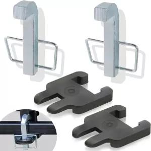 Aussio (2+2 세트) 콤보 팩 4 1 /4 x1 3 무게 분배 히치용 프리미엄 스냅 L-핀 E2 히치 스웨이 컨트롤