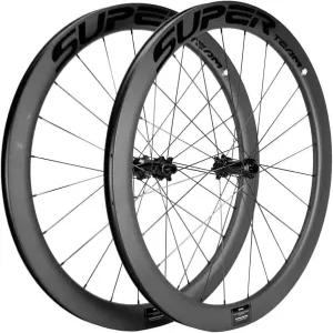슈퍼팀 카본 디스크 휠셋 50C-25 700C 클린처 센터 잠금 스루 액슬