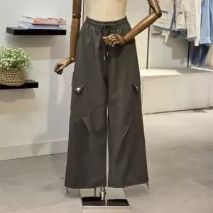 [대구백화점][반에이크]버튼 카고 밴딩 와이드 팬츠(VB63SLM306Z)