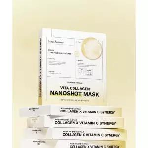 메디앤서 [정가 60,000원] 기미톤업 비타콜라겐 나노샷 마스크 1박스 10매