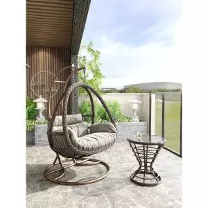 행잉체어 야외 라탄 실내 스윙체어 야외그네 마당 인테리어
