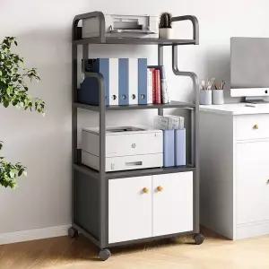 팩스 서랍장 3단 복합기 프린터선반 화이트 4단 거치 복사기